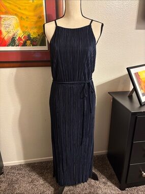New York & Company Navy Blue Dress Size M